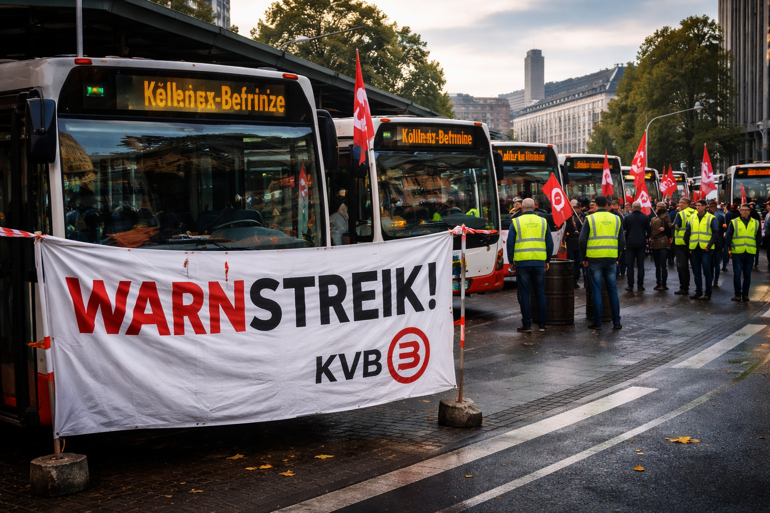 KVB çalışanları pazartesi bir kez daha uyarı grevine gidiyor